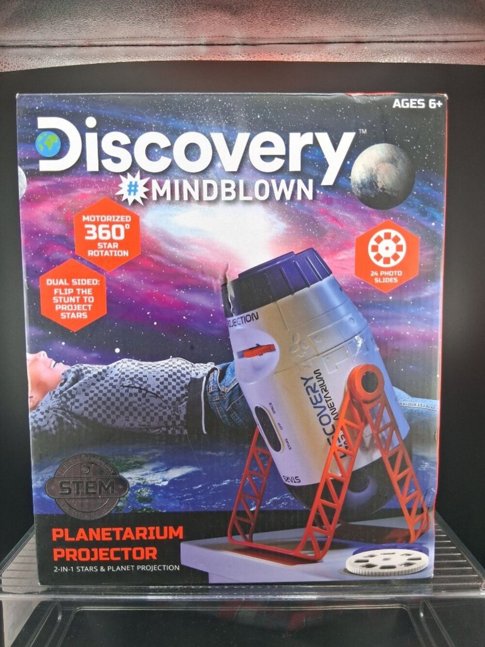 Discovery Mindblown Planetarium Projector 2-In-1 Stars & Planets